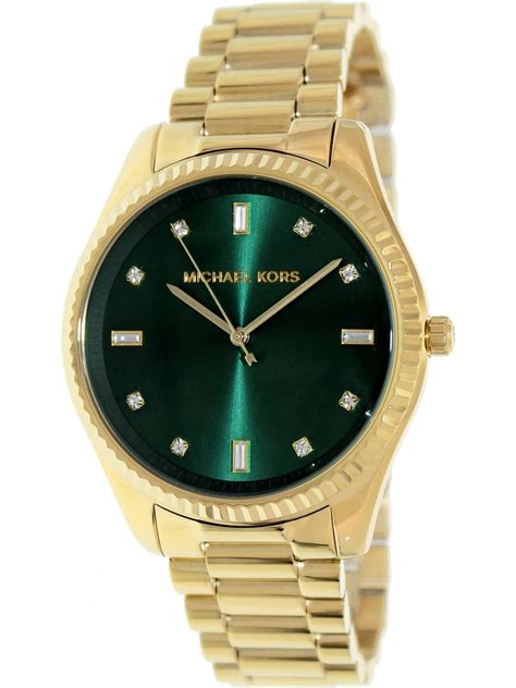 michael kors green watch|michael kors watch green face.